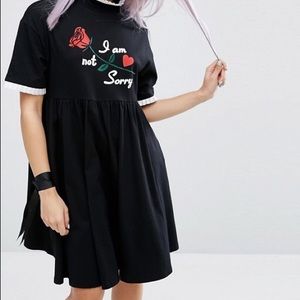 Lazy oaf I Am Not Sorry Dress Medium M